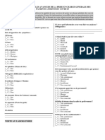 Etat Des Lieux Sur Les Avancées de La Prise en Charge Générale Des Patients Atteints Du Covid PDF