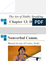 The Art of Public Speaking: Chapter 13: Delivery