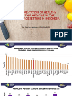 Implementasi pola hidup sehat di Indonesia Dr. Rani Herespatiagni, MKK, DipIBLM