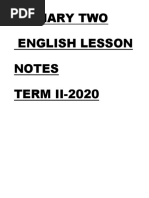 P. 2 Eng Term Ii 2020