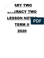 P.2 Lit 2 Term Ii 2020