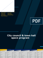 GROUP – B-1: Proposed Space Program for Local Town Hall