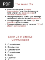 7 Cs