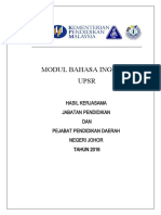 JOHOR UPSR 2016 ENGLISH MODULE 