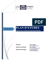 Ihec Plan Etudes Masteres 2018 2019