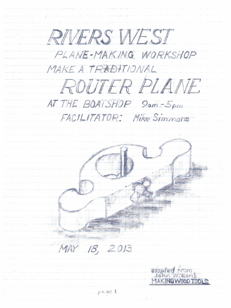 Router Plane Construction Guide | PDF | Cutting Tools | Tools