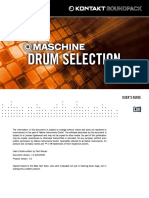 Maschine Drum Selection Manual English
