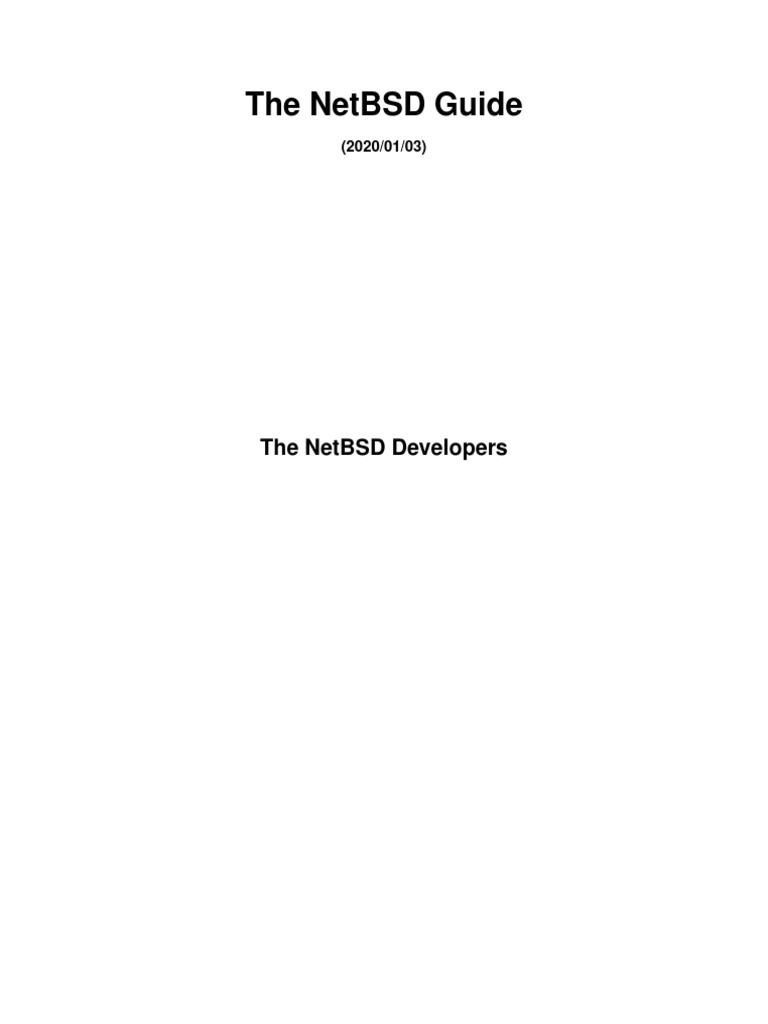 Netbsd en PDF PDF Compact Disc File System