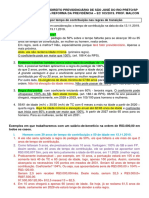 Regras de transição envolvendo as aposentaorias por tempo de contribuição para o Congresso de SJRP. 29.08