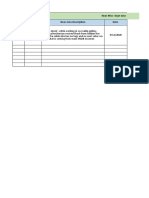 Near Miss-Dept Wise SR No Dept Near Miss Description Date