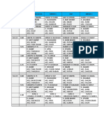 Jadual Pengadil U18 (7-10 April)