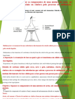 Separar mistura por sublimação, filtração e evaporação