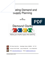 Separating Demand and Supply Planning: by Jeff Harrop