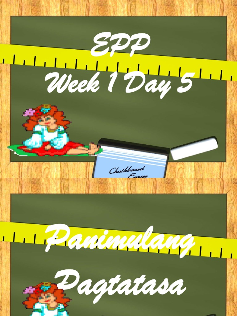 EPP Week 1 Day 5 | PDF