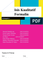 R - Kelompok 6 - Analisis Kualitatif Formalin