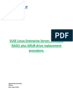 SUSE Drive Replacment Procedure