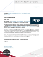 Carta de Presentacion Practica Preprofesional