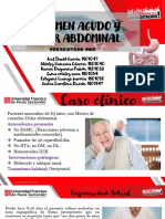 Caso Clinico Abdomen Agudo y Dolor Abdominal PDF