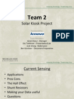 Team 2: Solar Kiosk Project