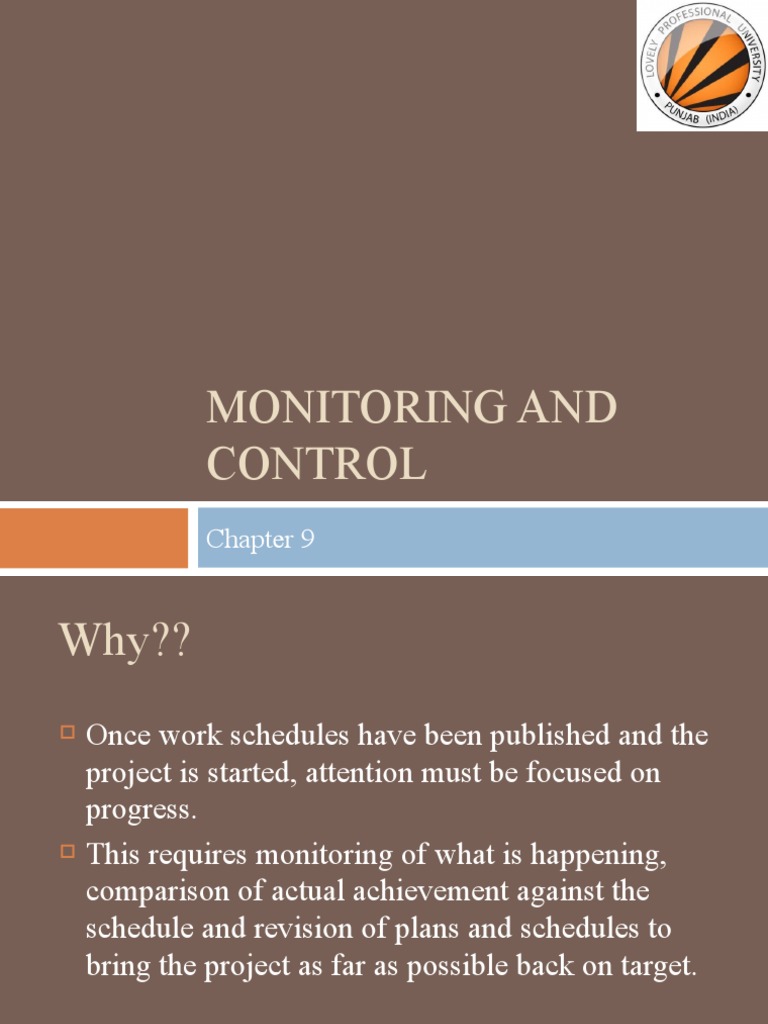 Chapter 09 - Monitoring - Control | PDF | Computing | Business