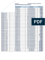 Lista de Tirrajes