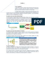 Tarea 1 - Mercado de Capitales