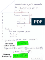 Exercice Corrigé Les Caractéristiques Géométriques Des Sections Planes PDF