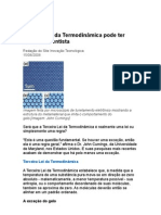 Terceira Lei da Termodinâmica pode ter falha, diz cientista - ciência