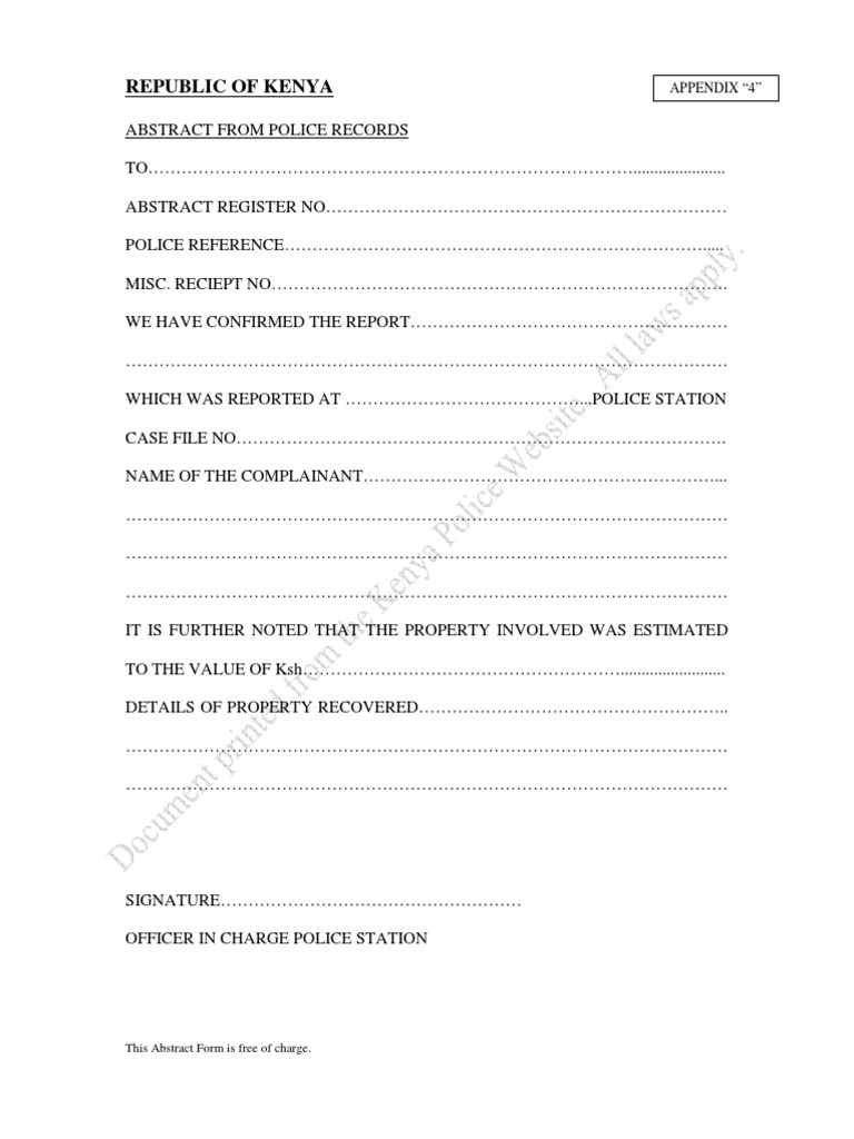 Abstract Form Pdf