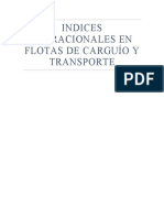 Indices Operacionales en Flotas de Carguío y Transporte