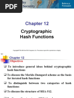 13 Cryptographic Hash Functions