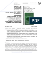 Assessment of The Formulations of Anti-Anemic Biscuits With Different Contents of Quinoa and Different Contents in Heminic Iron, by Reduction of Anemia in Holtzman Rats