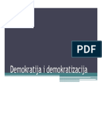 Demokratija I Demokratizacija