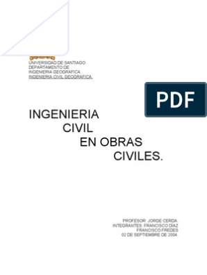 Ingenieria Civil En Obras Civiles2 Ingeniero Civil Ingenieria