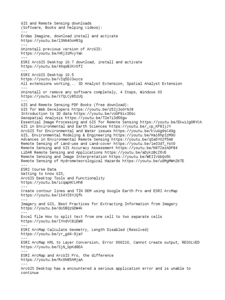Gis Rs Downloads Pdf Arc Gis Esri