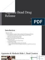 Alginate Bead Drug Release Simulation