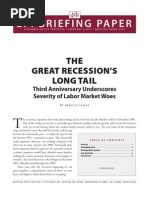 The Very Long Economic Tail of The Great Recession Feb 2011