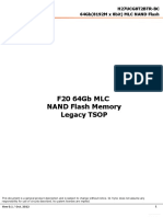 F20 64Gb MLC NAND Flash Memory Legacy TSOP