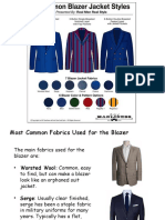 SPME Blazer Material and Cutting