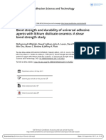 Bond strength and durability of universal adhesive agents with lithium disilicate ceramics. A shear bond strength study.pdf