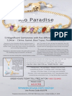 Rio Paradise: 13 Magnificent Gemstones With Five Different Natural Gems. 3.24cw