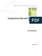 Creating Excel Files With Python and XlsxWriter (v1.2.9 - 2020) PDF