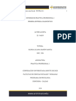 INFORME PRIMERA ENTREGA DIAGNÓSTICO