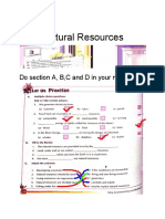 Ch-3, Natural Resources Answer Key Class 5th
