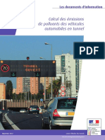 Calcul Des Emissions de Polluants Des Vehicules Automobiles en Tunnel PDF