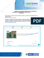 Instructivos para Ingresar A Eventos de Agrosavia