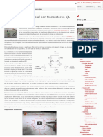 Amplificador Diferencial Con Transistores BJT