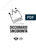 Diccionario Sin Coronita Primera Edición