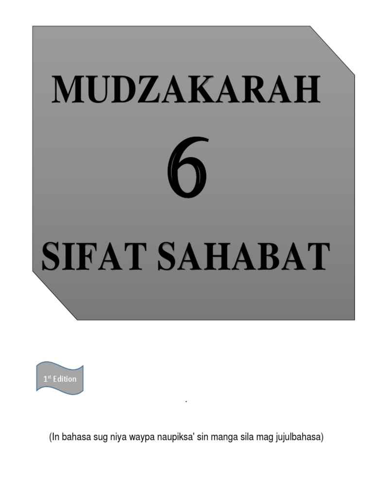 6 Sifat Sahabat Edit3 Pdf