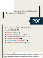 Expresiones Algebraicas